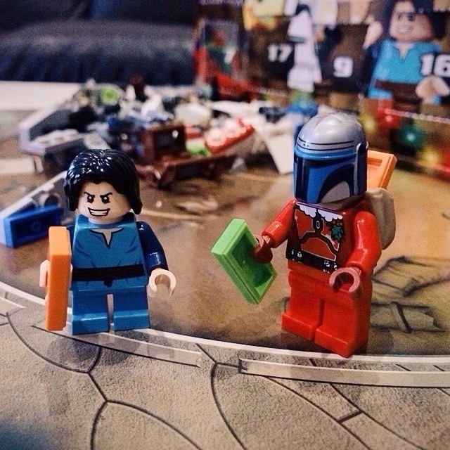 Jango and Boba Fett Christmas Lego