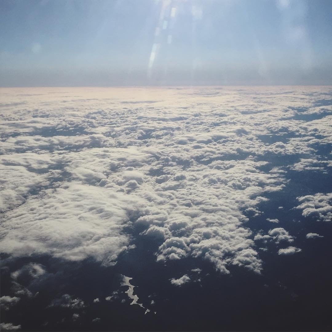 Cloudy over Wollongong today.