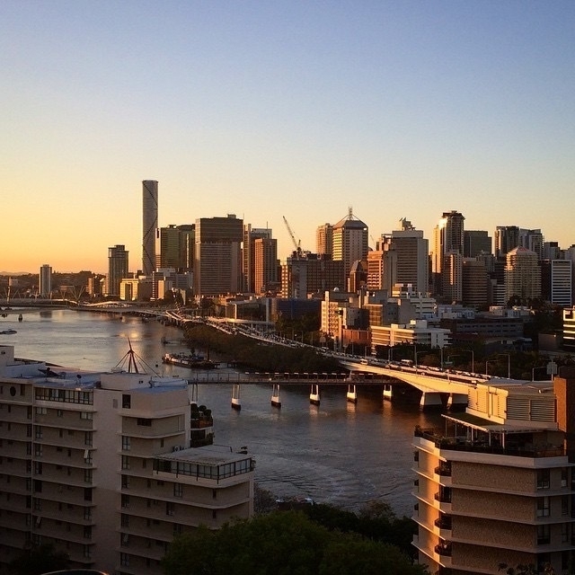 brisbane sunset